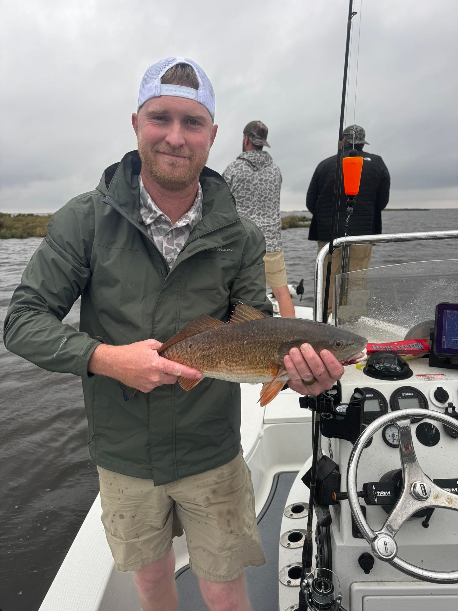 Redfish caught fishing in Lafitte Louisiana on boat