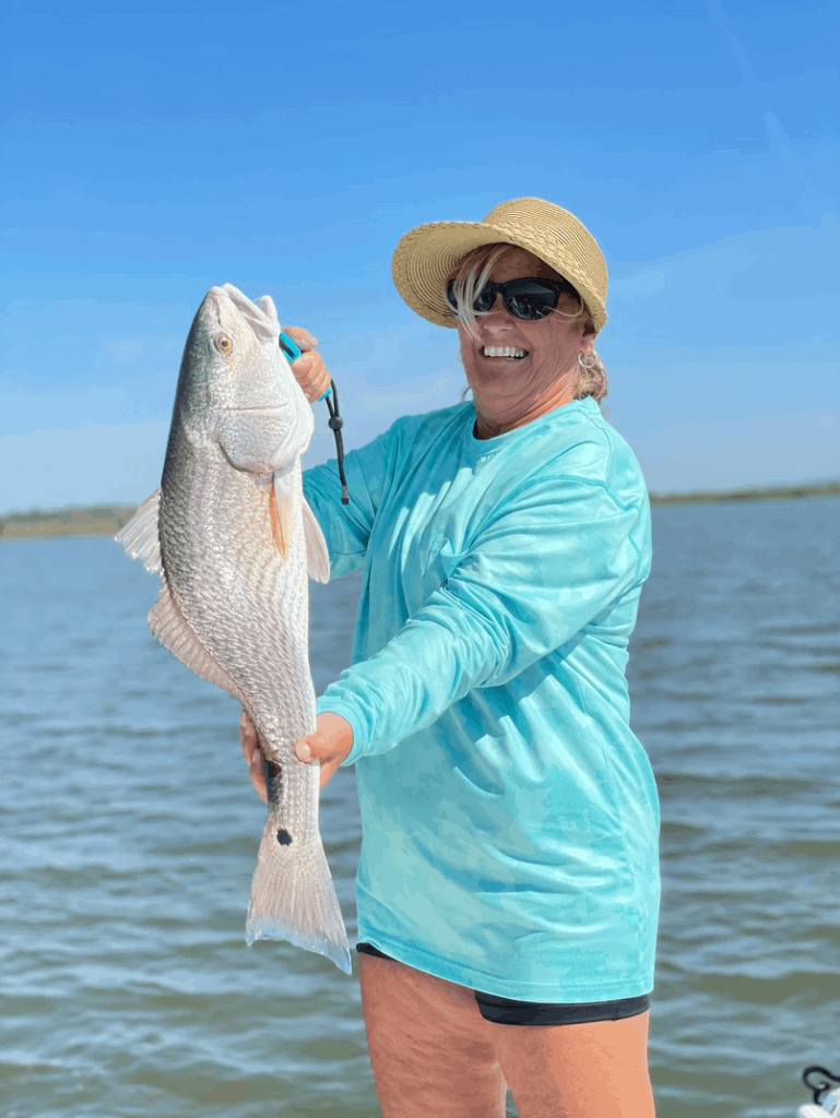 A 23-inch redfish caught in St. Augustine