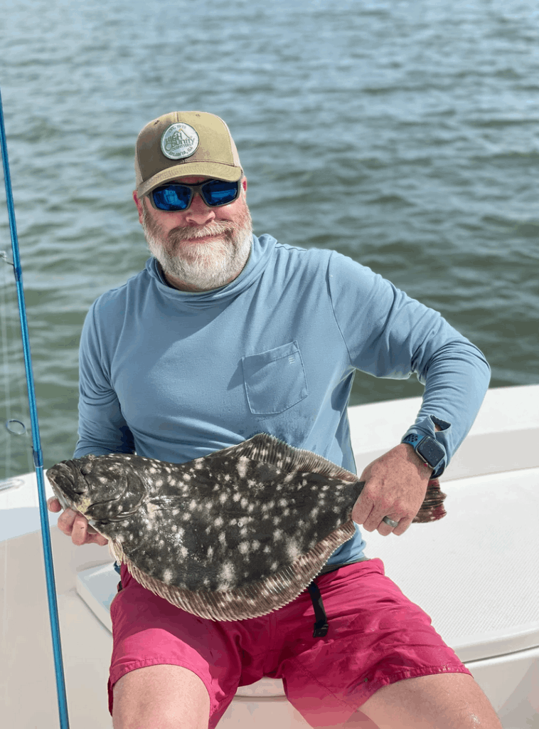 Southern Flounder fish caught in St. Augustine