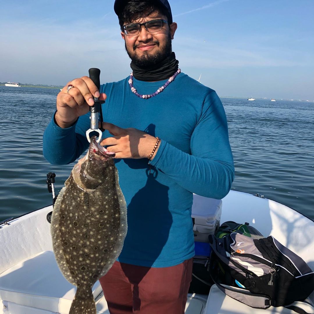 A Southern Flounder fish caught in NJ