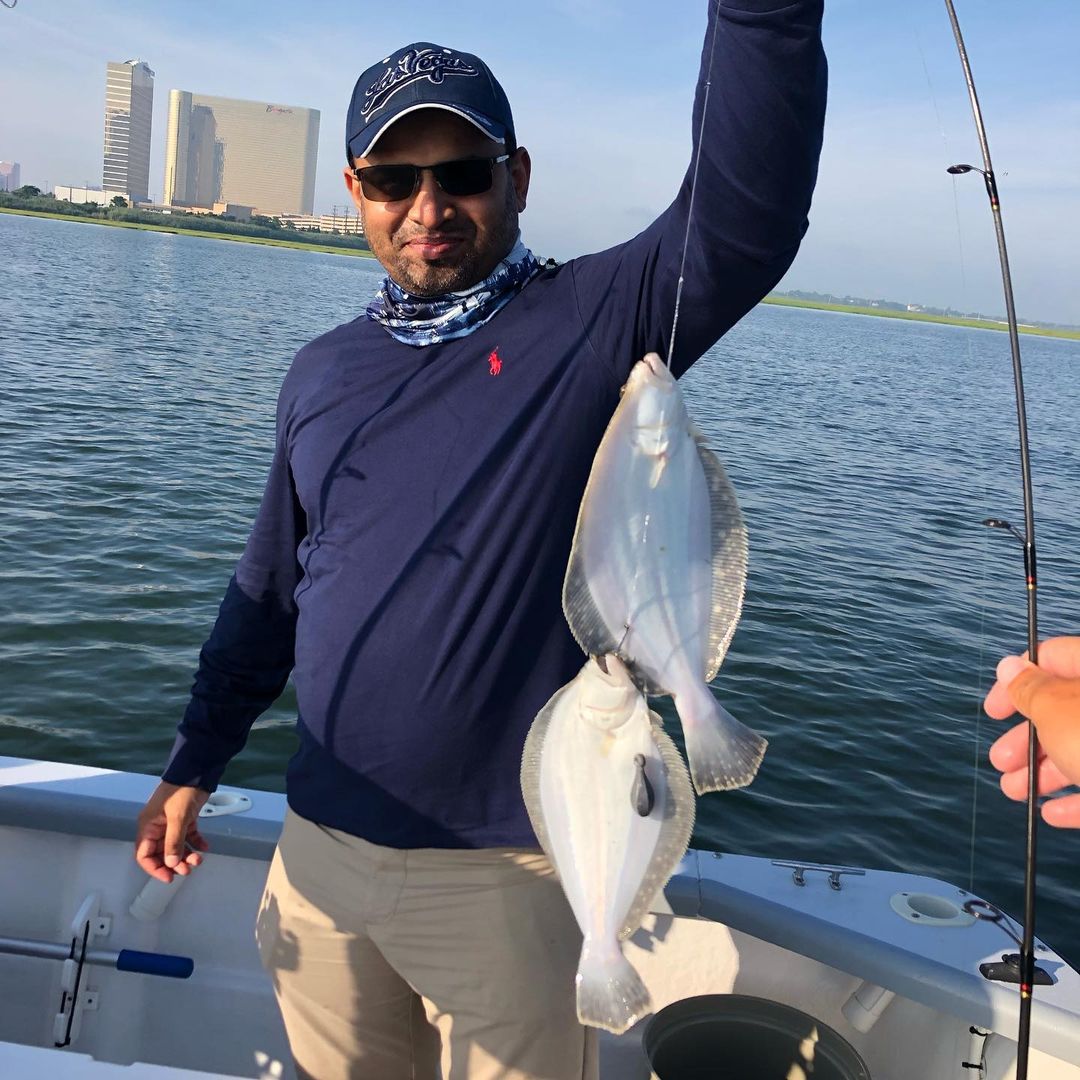 Two 13-inch fish caught in Absecon