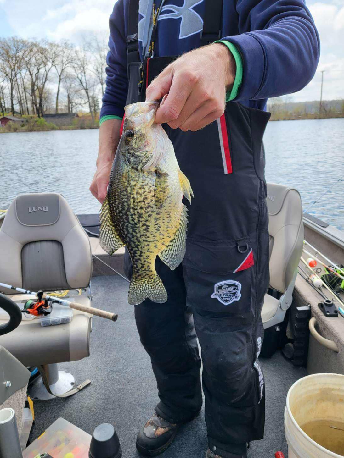 Crappie fish caught while fishing in IN