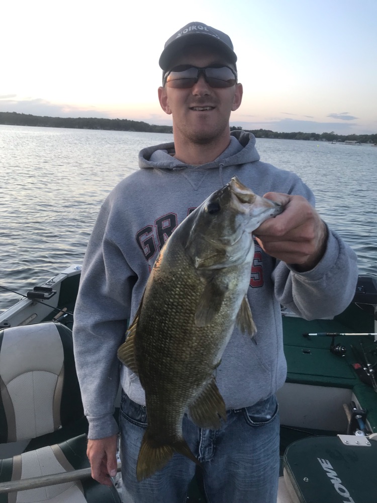 Smallmouth Bass caught fishing in IN