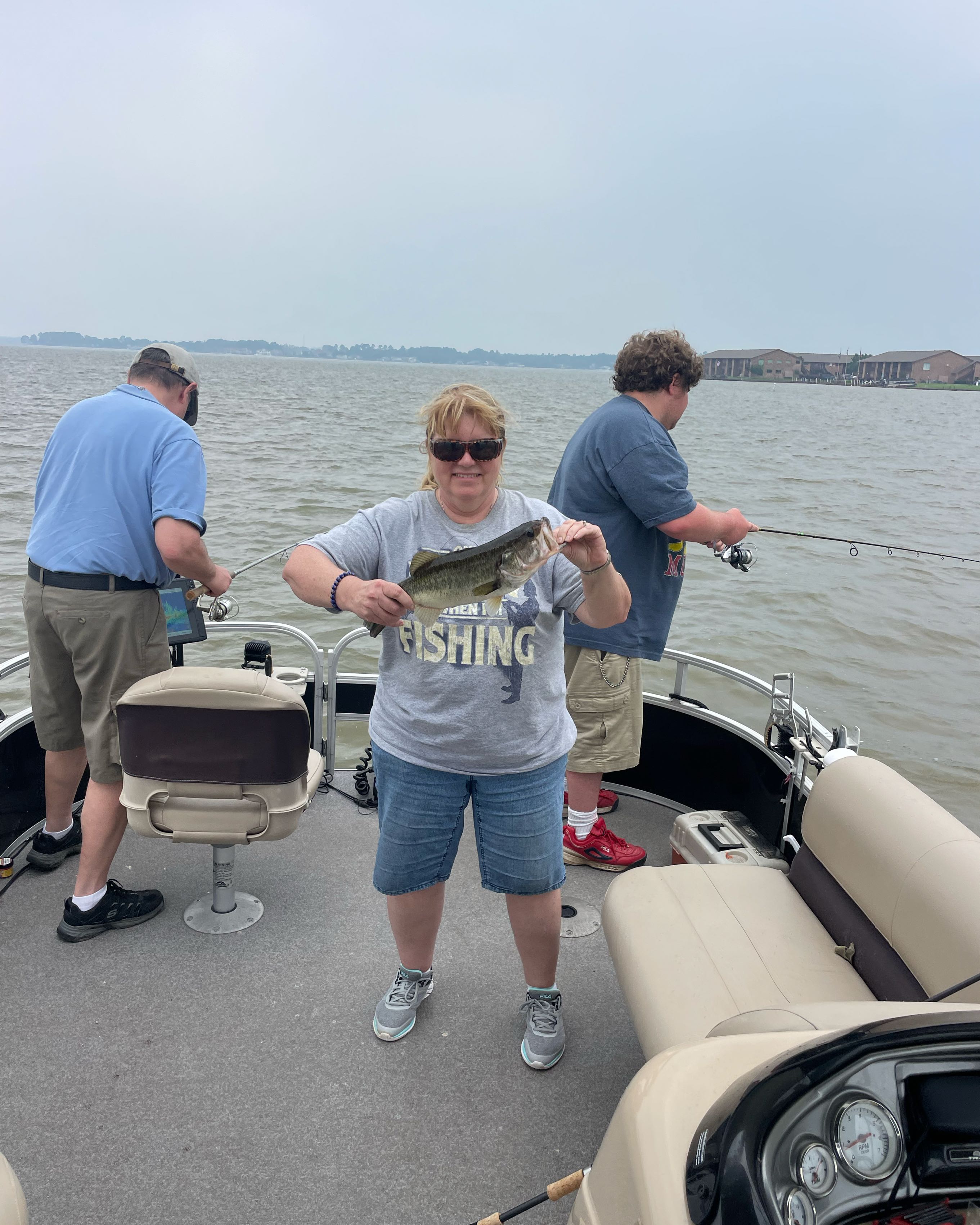 Largemouth Bass caught while fishing in Conroe