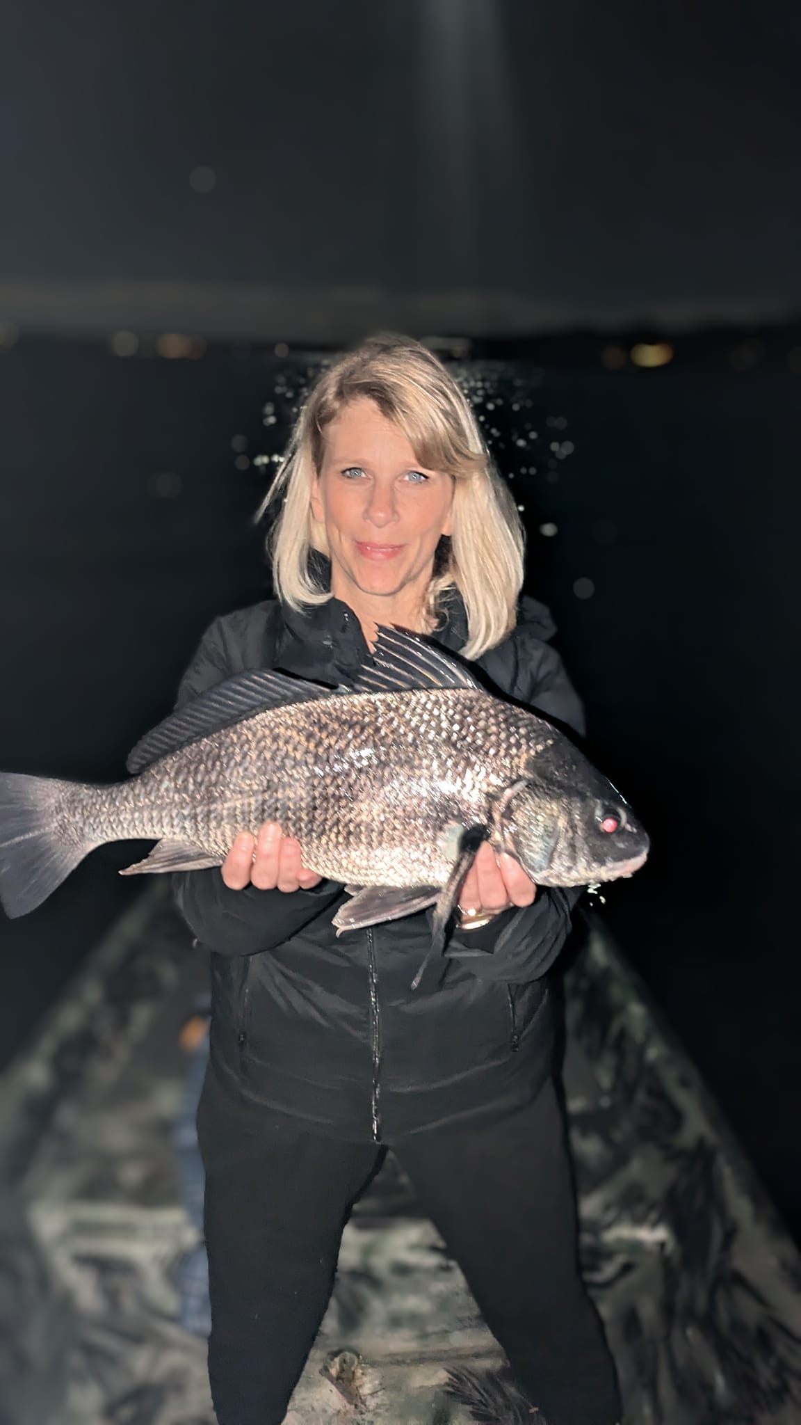 A black drum fish caught in FL