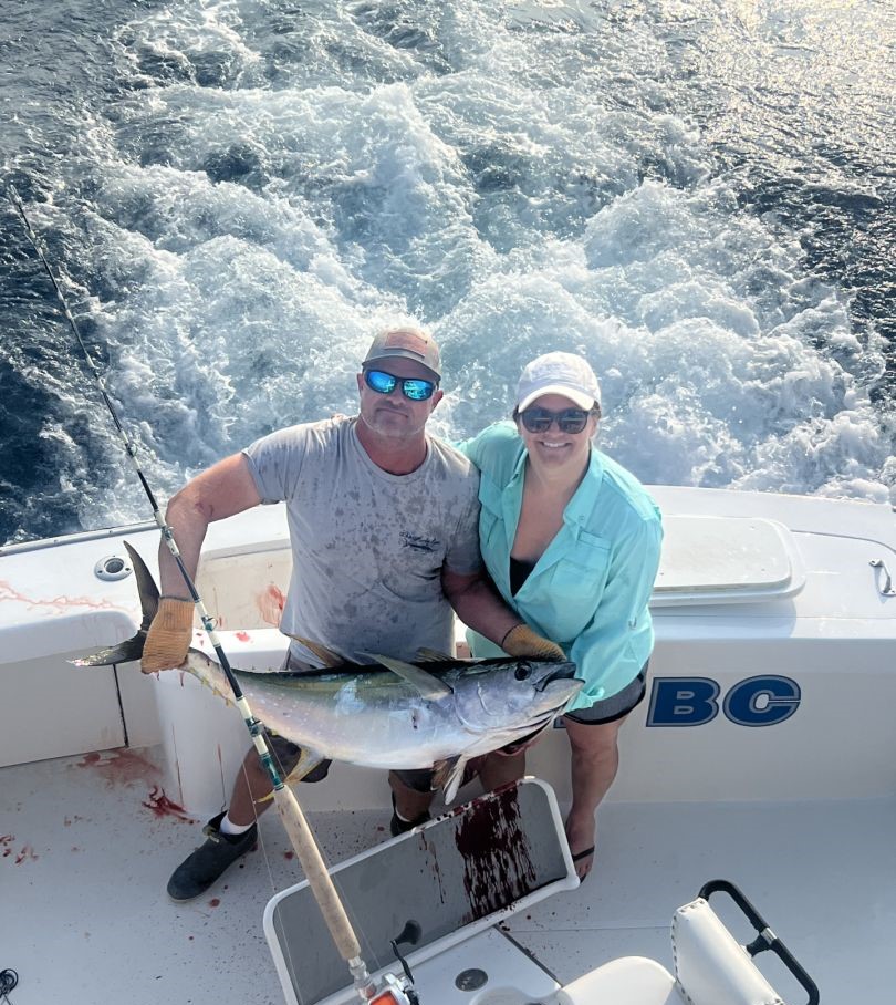 Great Barracuda, 20-inch fish caught while fishing in NC