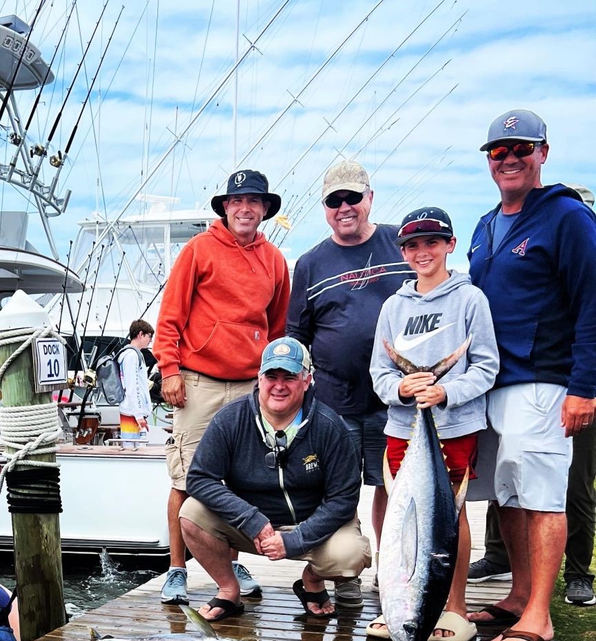 King Mackerel fish caught while fishing in NC