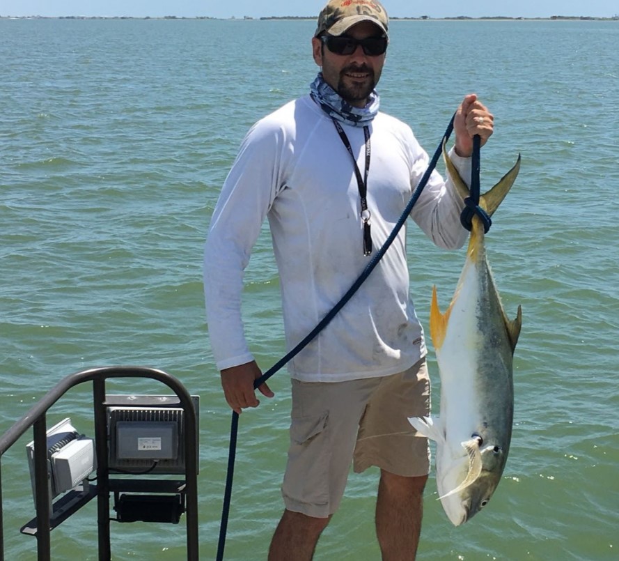 Crevalle Jack fish caught by angler in Port O'Connor