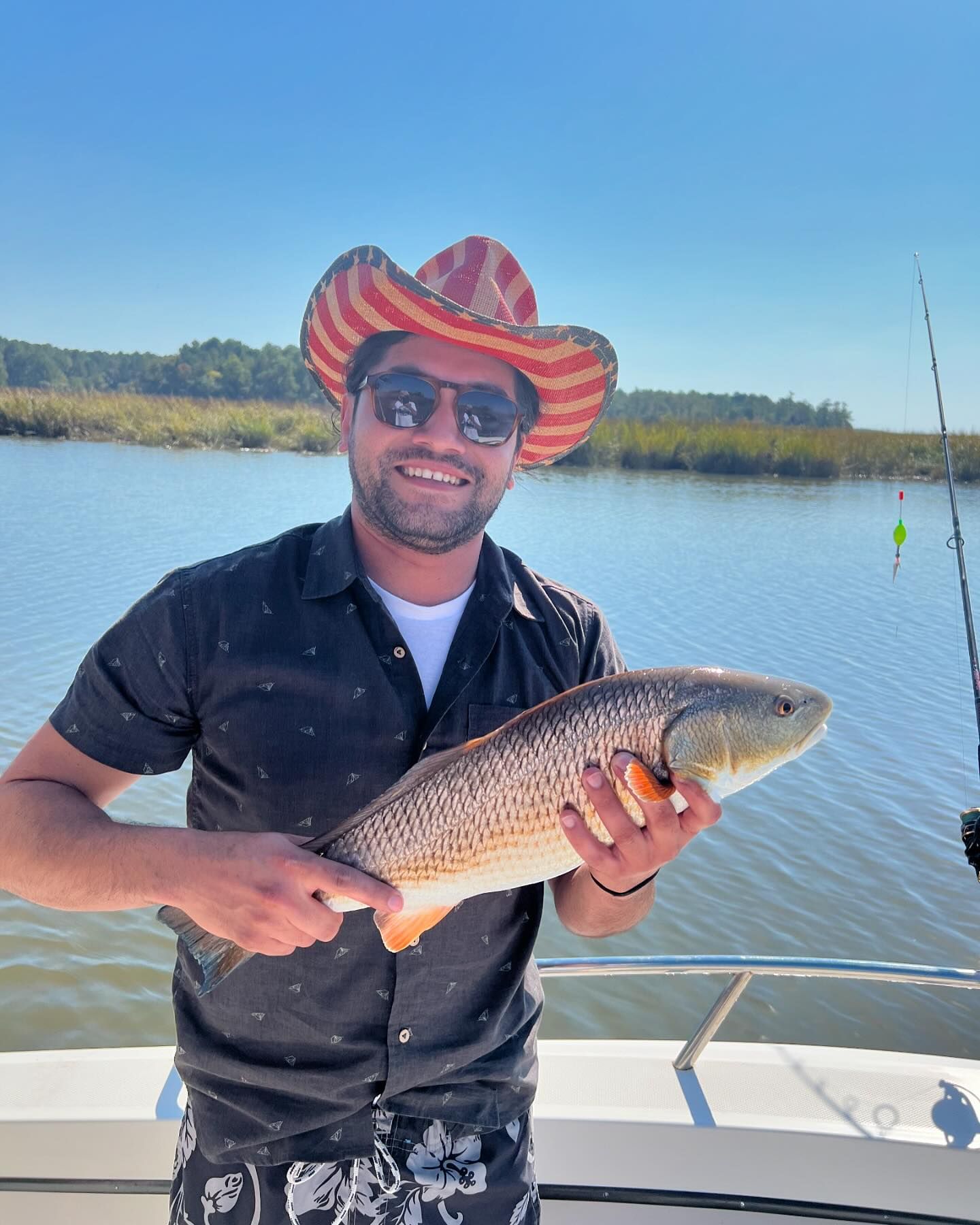 Redfish caught in Mount Pleasant