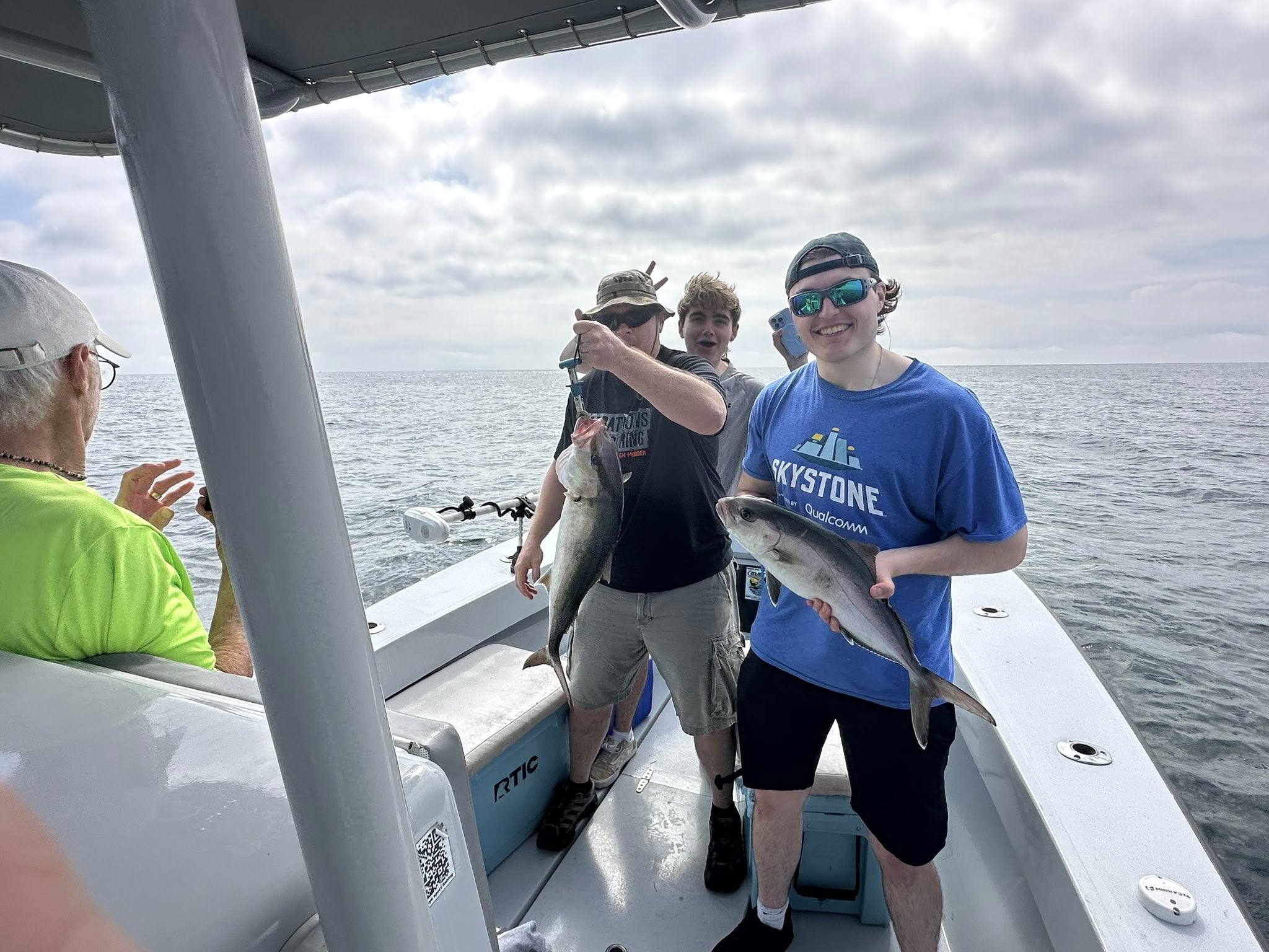 Two greater amberjack caught during fishing trip in Pensacola FL
