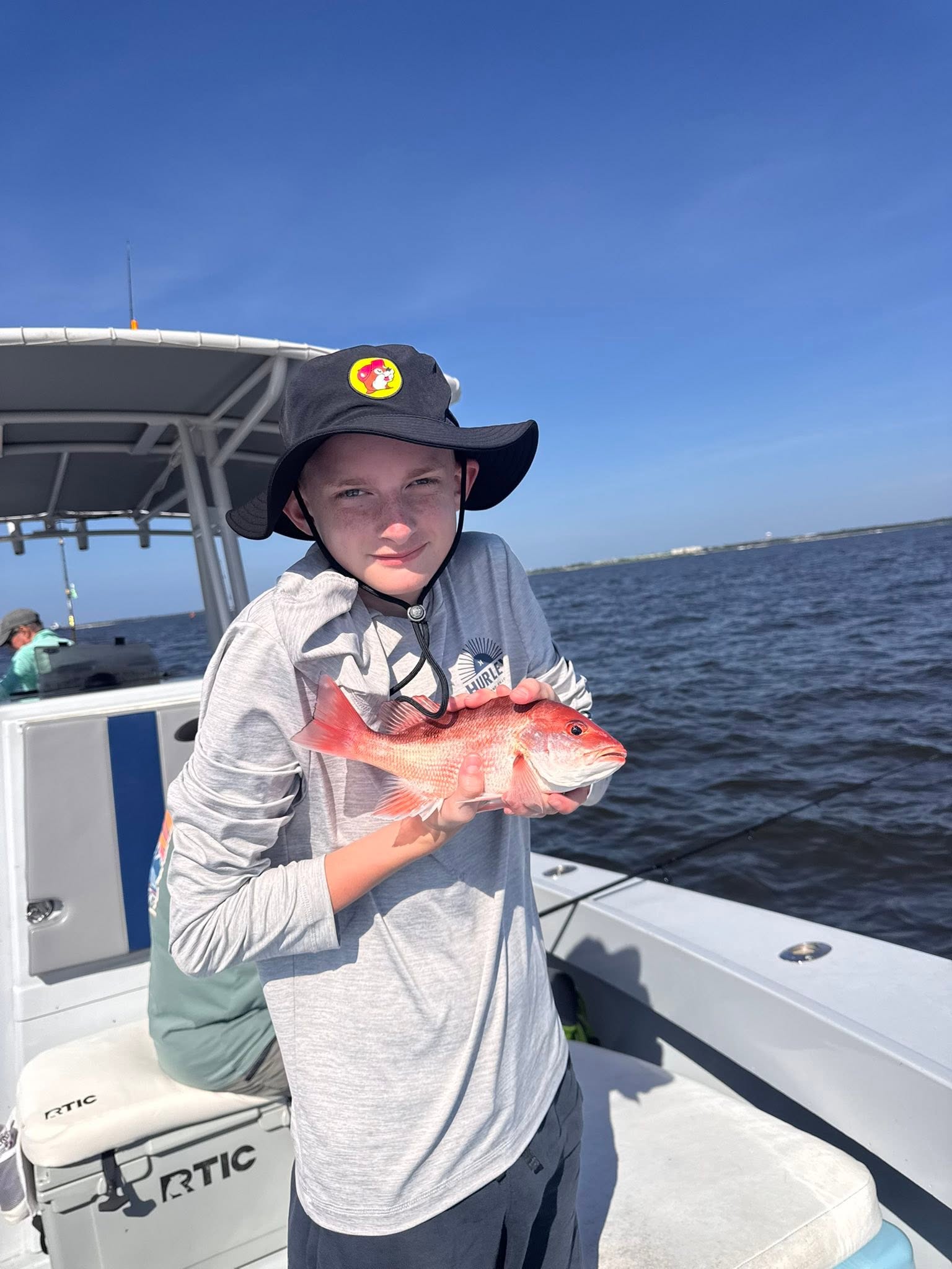 Red snapper caught while fishing in Pensacola FL