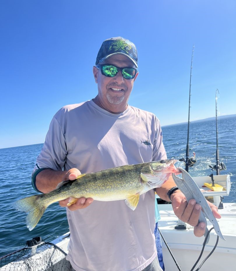 Walleye caught while fishing in Buffalo NY