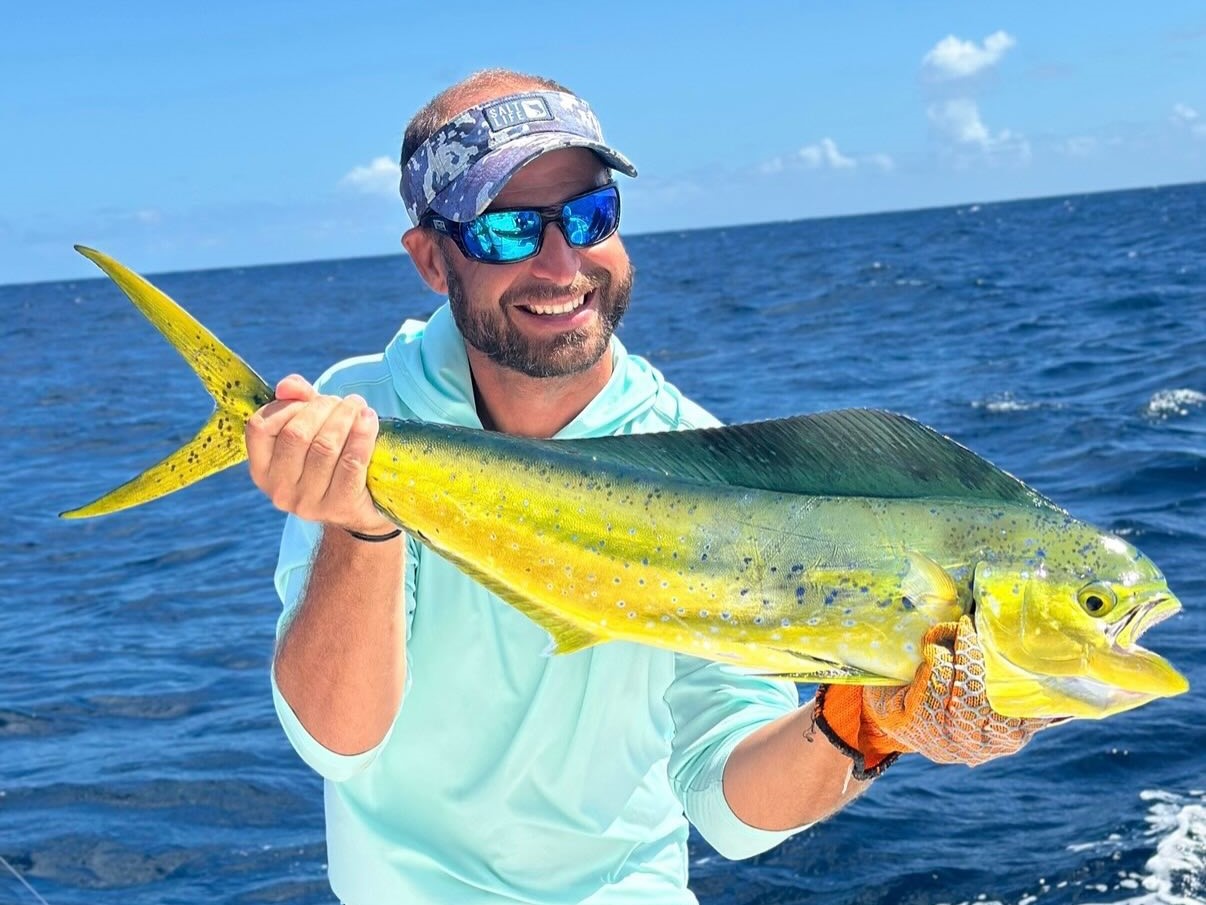 St. Croix fishing charter boat targeting Mahi Mahi, Tuna, Wahoo offshore - 4 hour morning trip