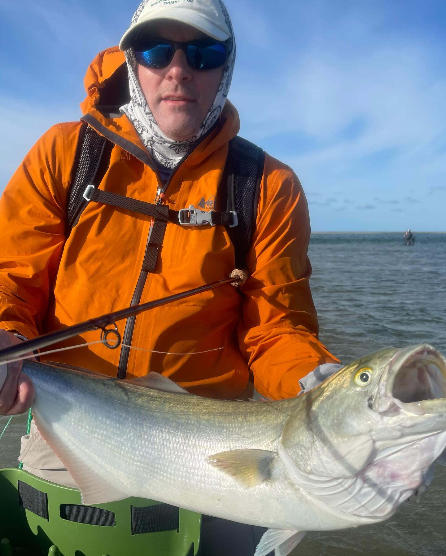 A person fishing in MA