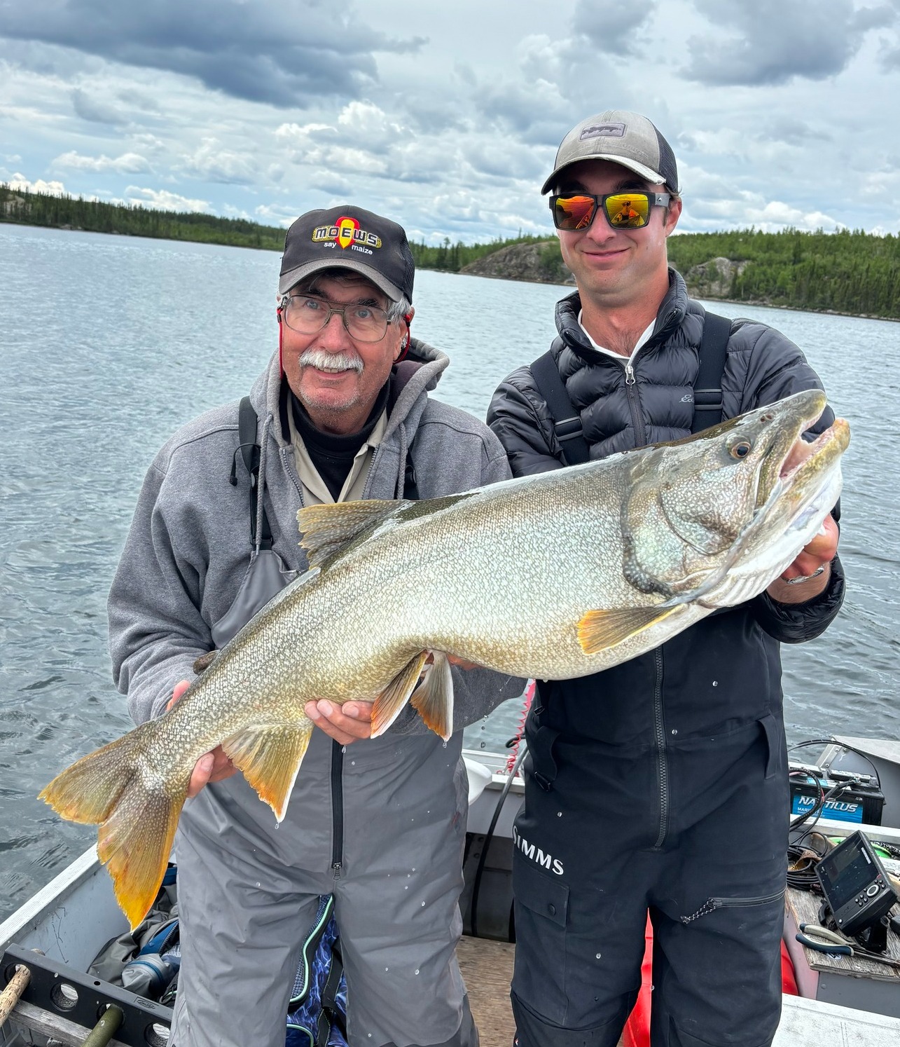Two people fishing in NT