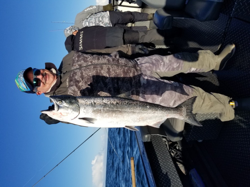 A very nice Ocean King Salmon for Troy! 
