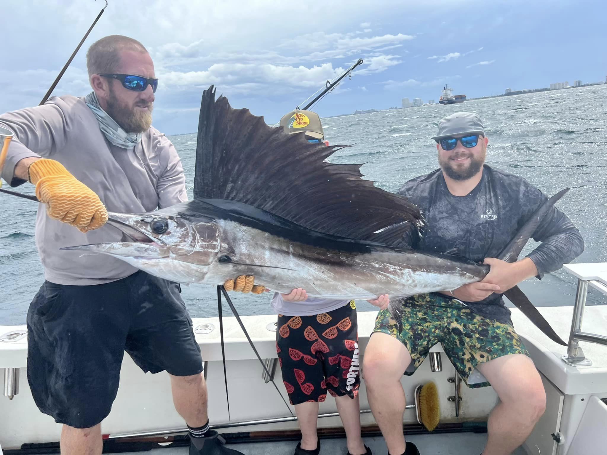 Exciting catch of an Atlantic Sailfish measuring 36 inches in FL