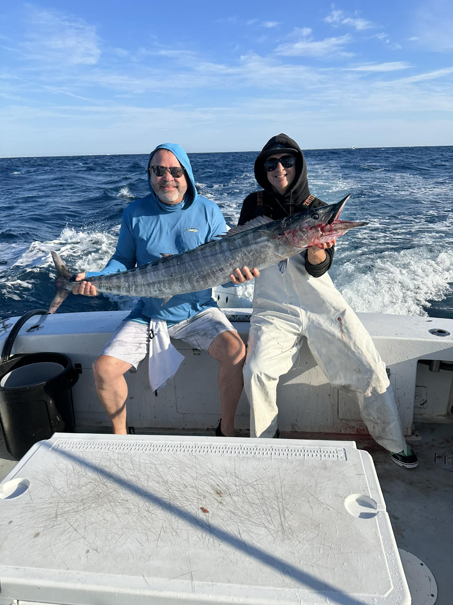 Two people fishing in Fort Lauderdale