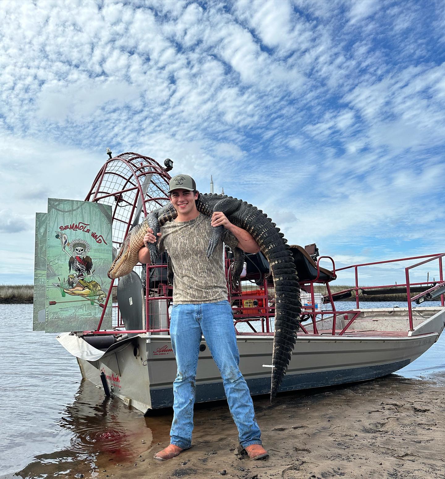 Angler with 12-inch fish in Perry