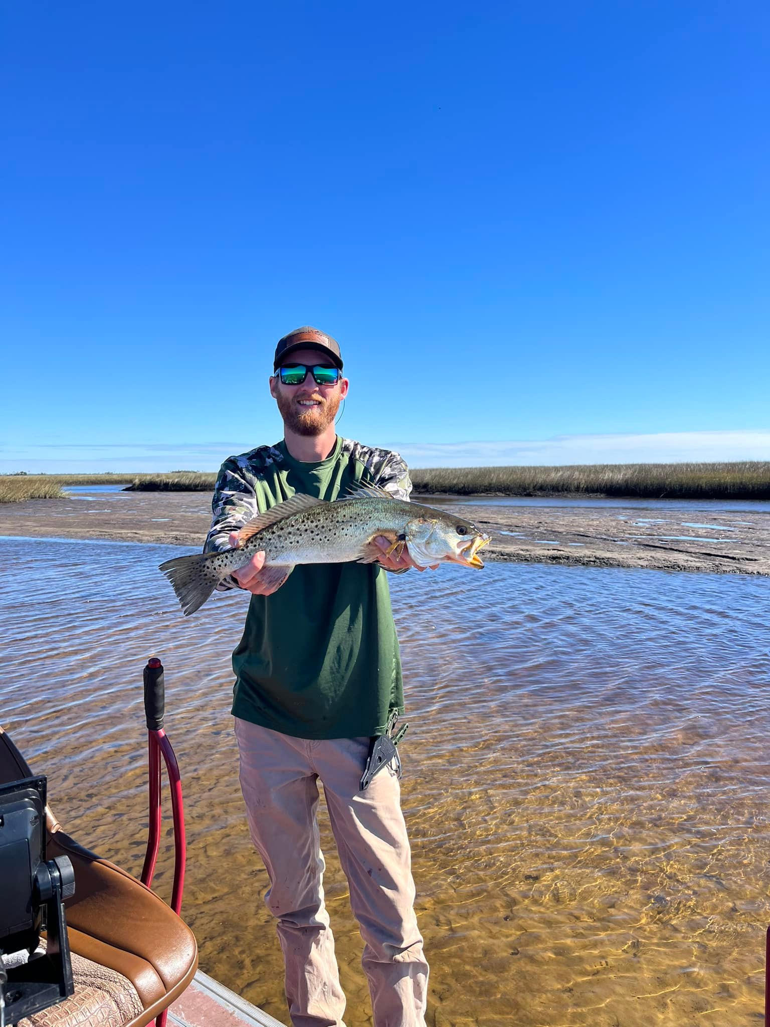 Spotted Weakfish, 22-inch fish caught while fishing in FL