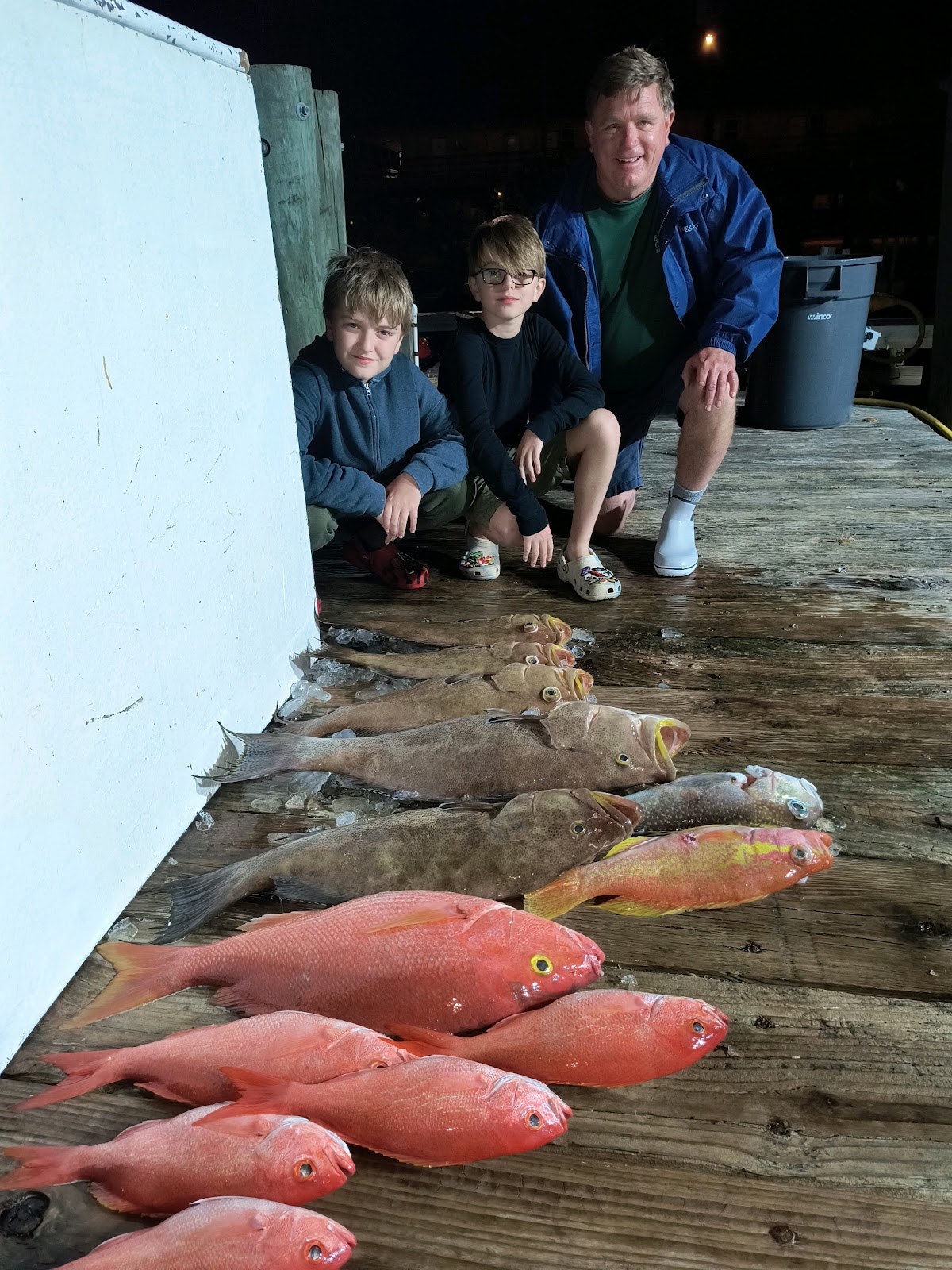 4 huge fish caught while fishing in FL