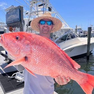 Angler with a 28-inch fish in Destin