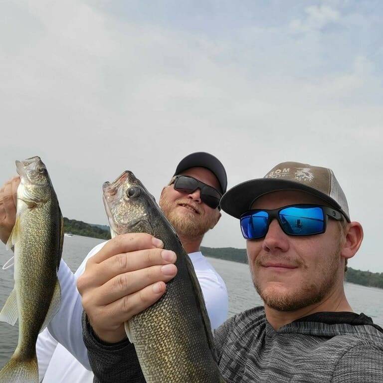Two people fishing in Nixa