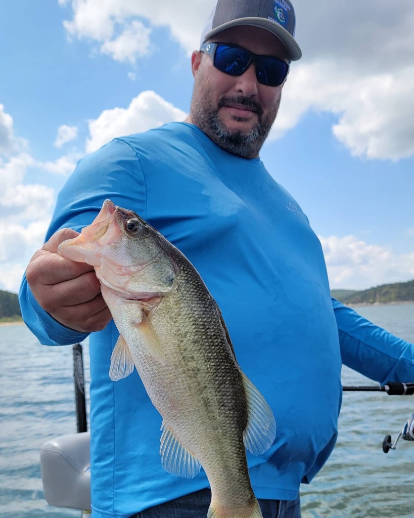 Largemouth bass caught while fishing in Nixa