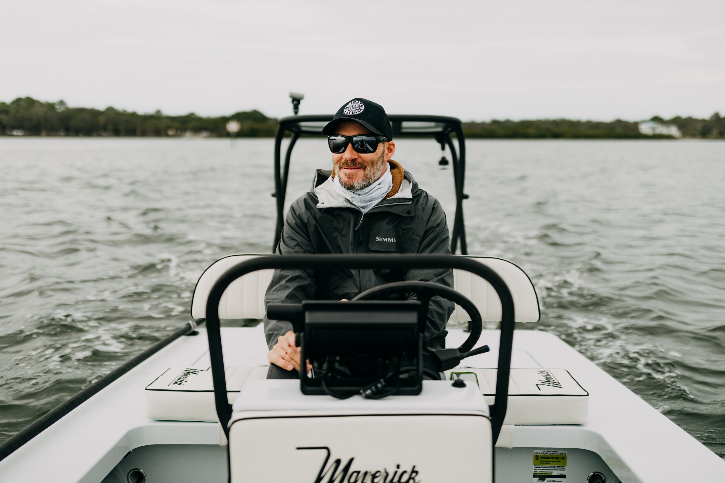 Lone angler fishing in FL
