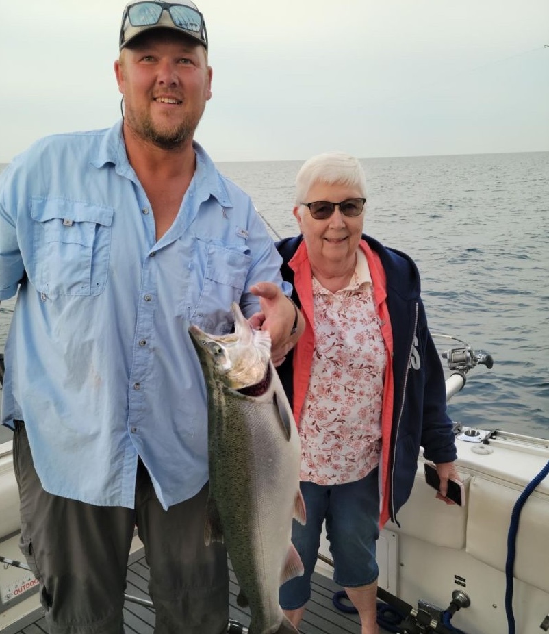 Rainbow Trout caught while fishing in MI