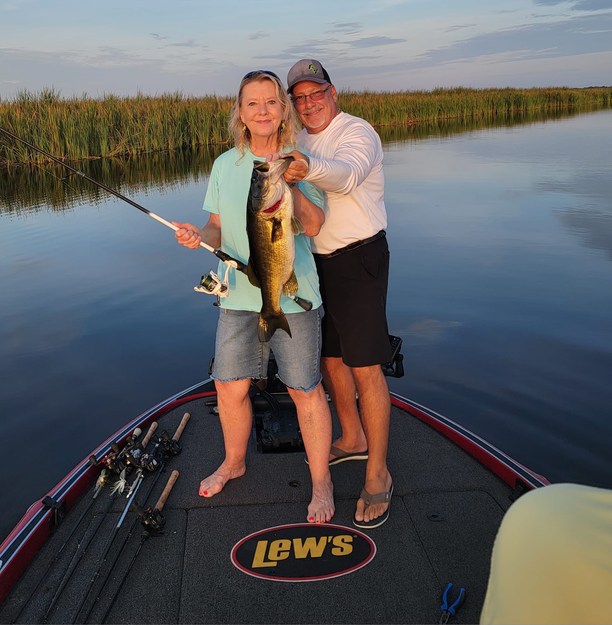 Two anglers fishing in Florida