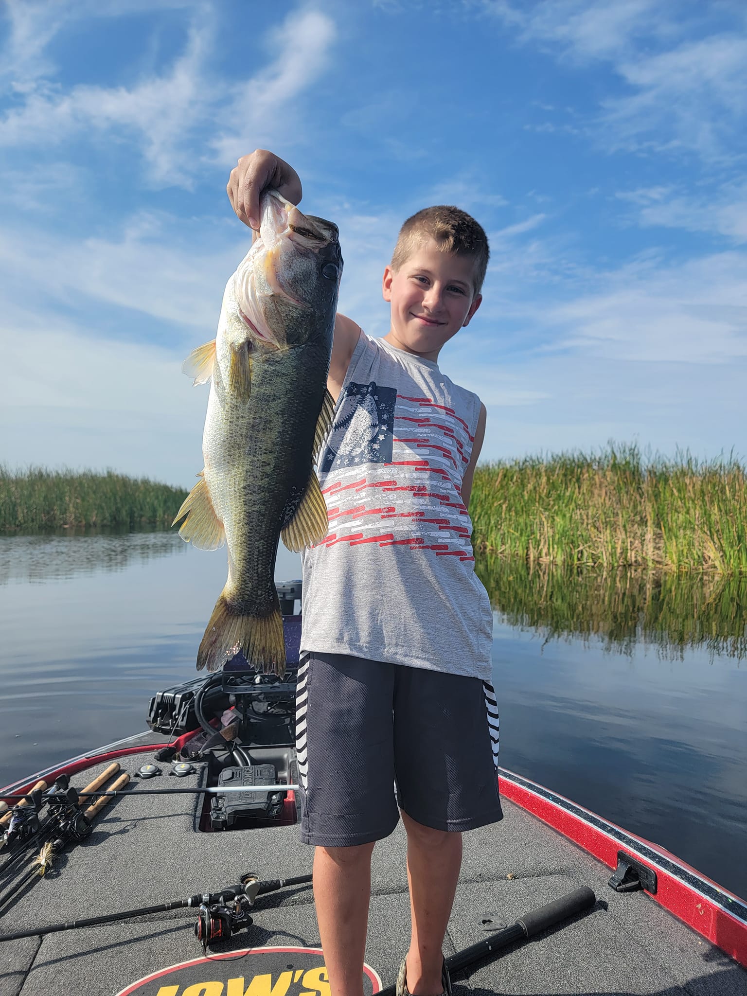 Angler fishing in Fellsmere
