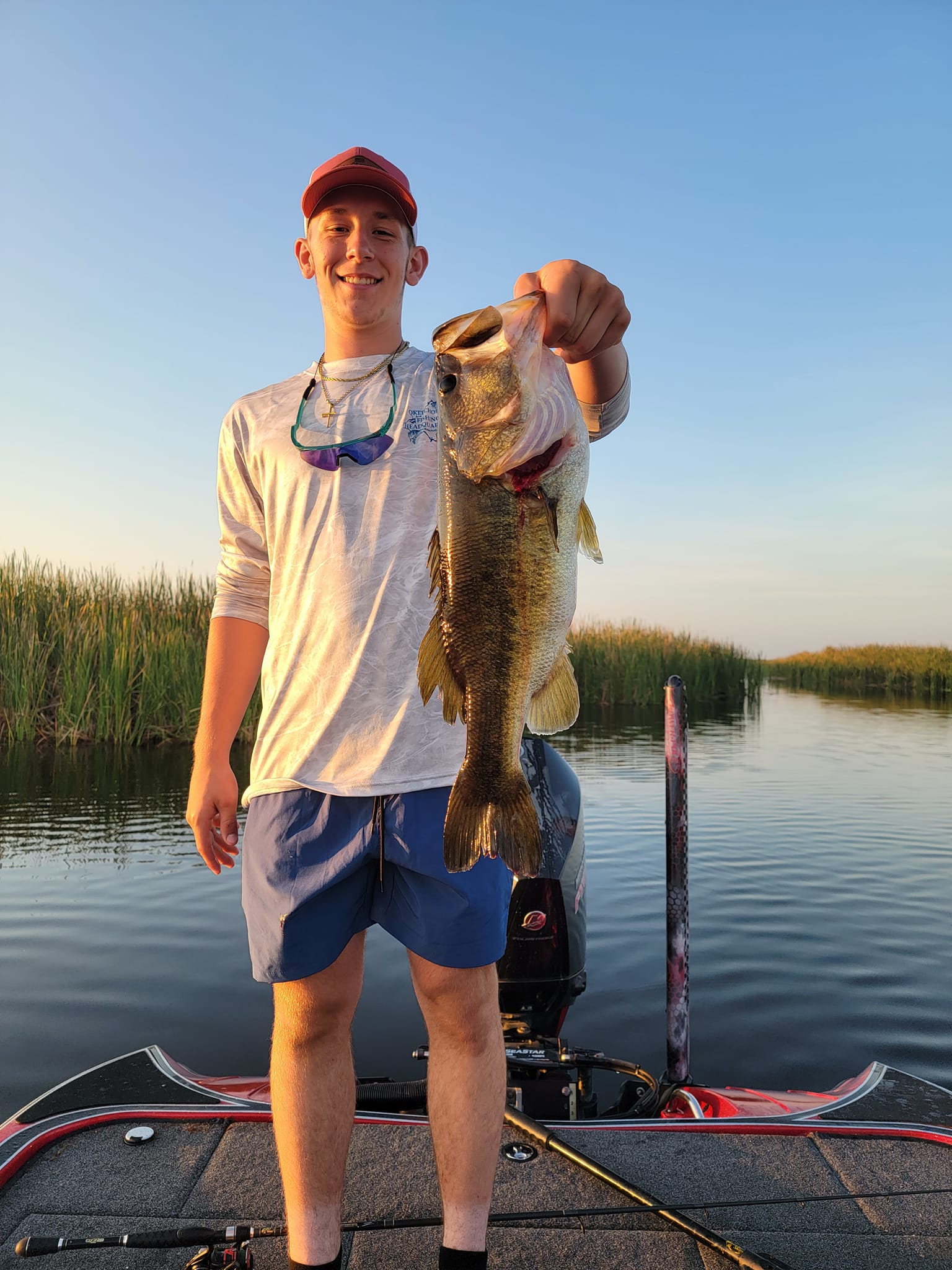 Largemouth Bass caught while fishing in Fellsmere