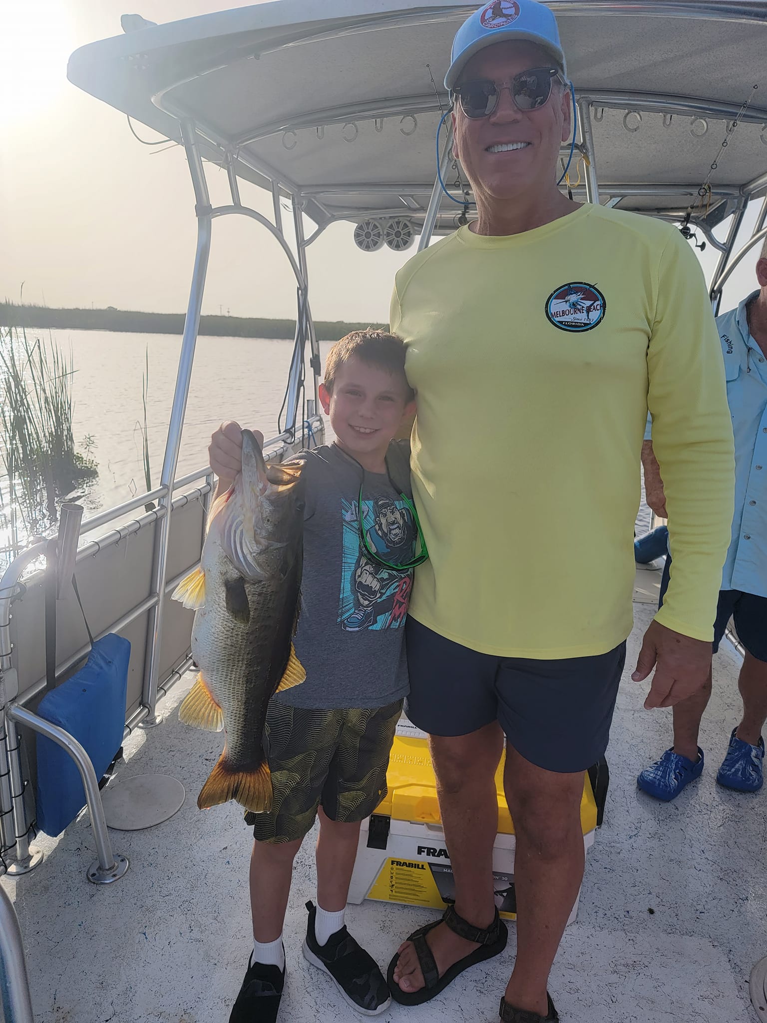 Two people fishing in Fellsmere