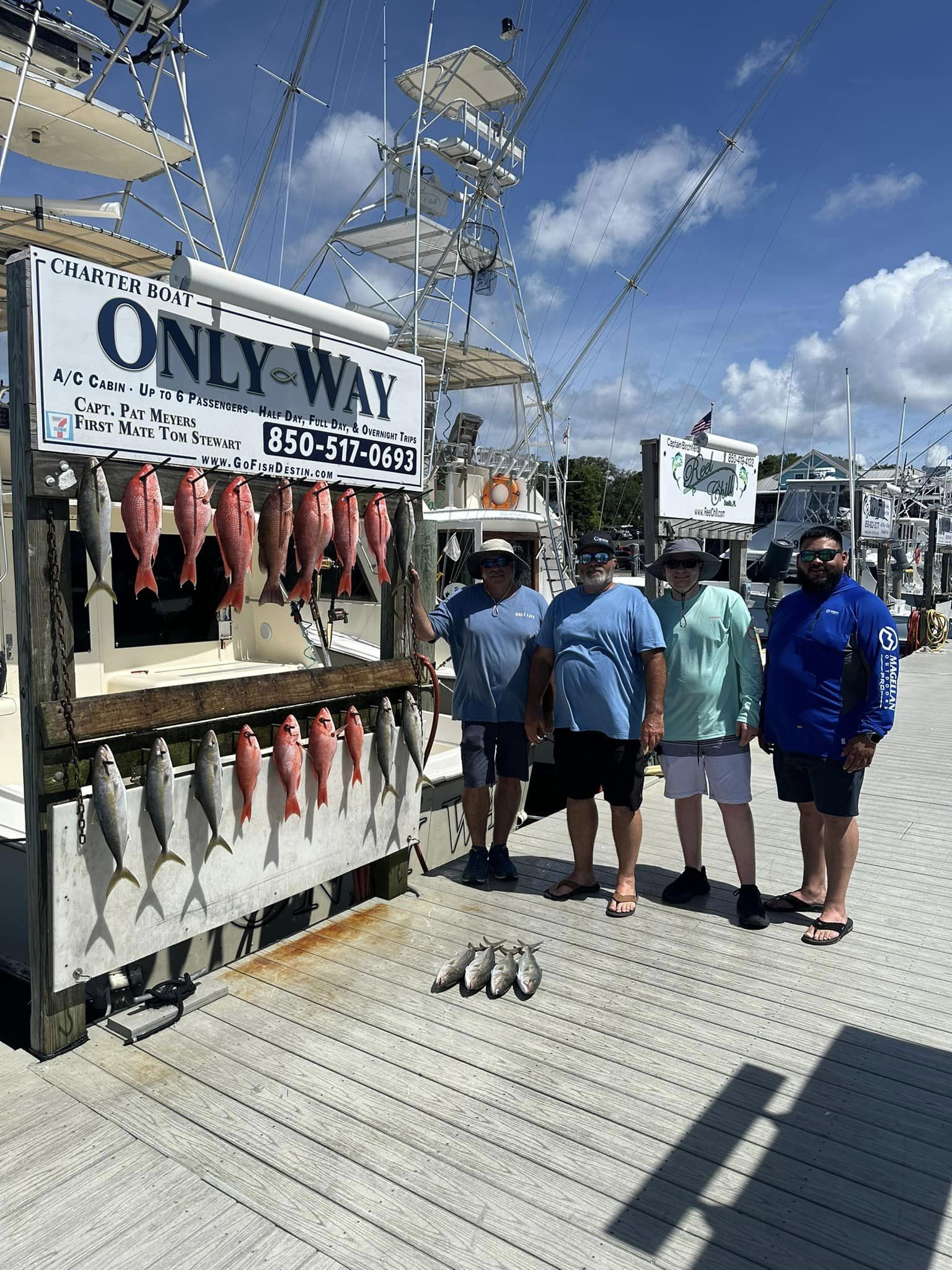 4 people fishing in FL