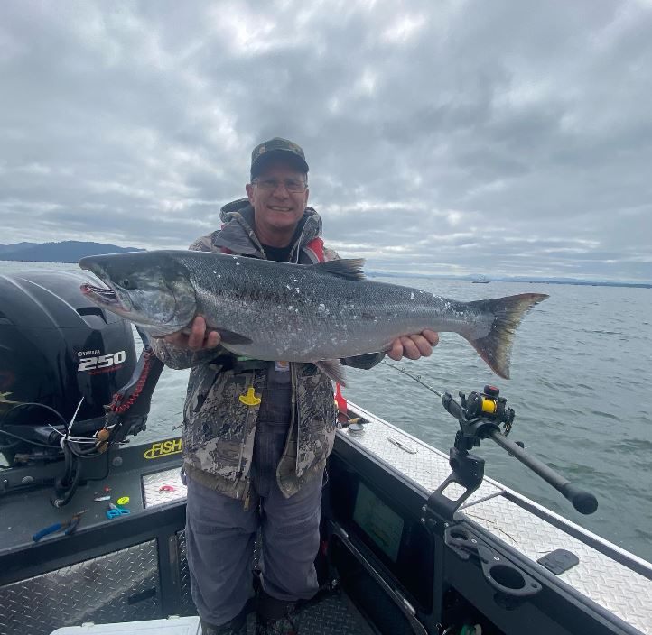 Chinook salmon caught in OR