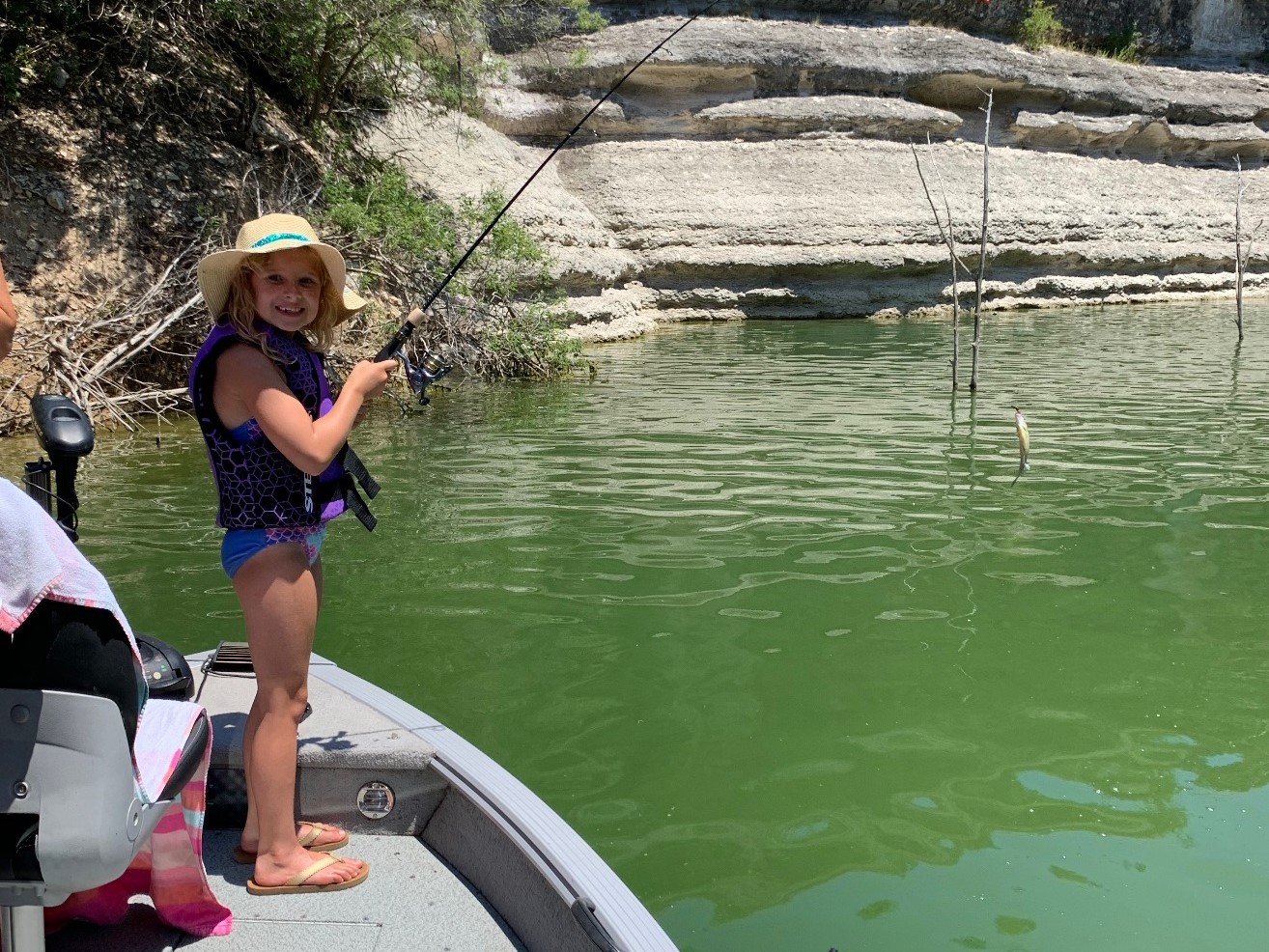 Angler with a big fish in Texas