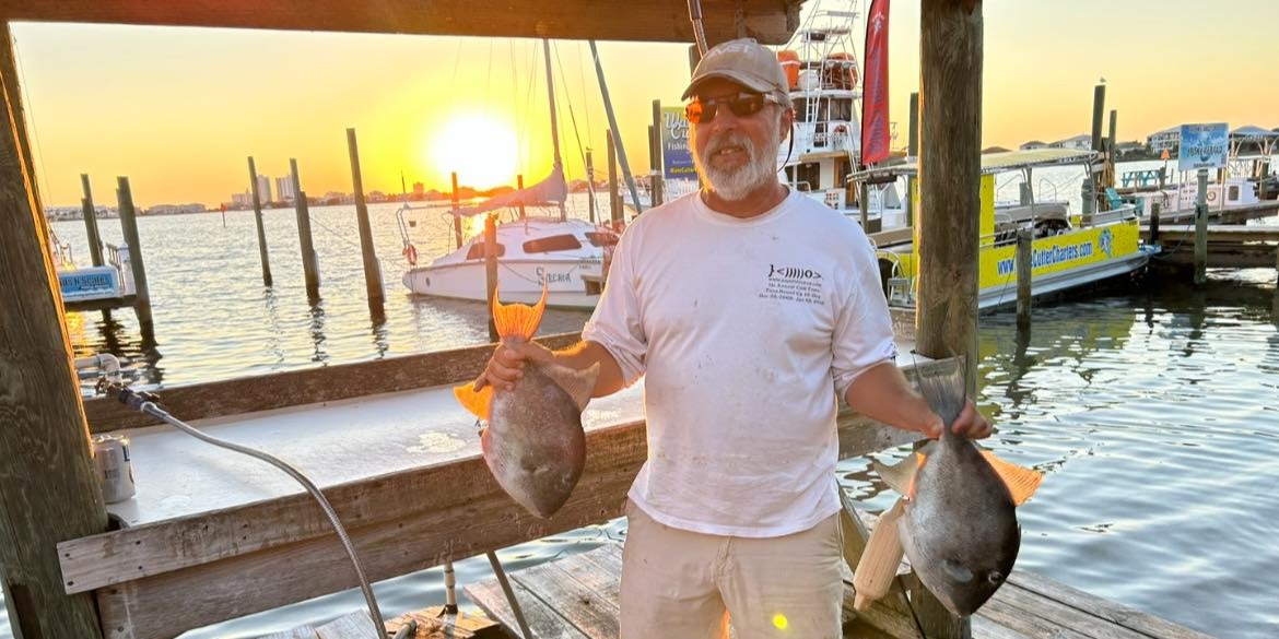 Full day inshore fishing trip on 25ft Parker boat in Pensacola Beach Gulf waters with Captain