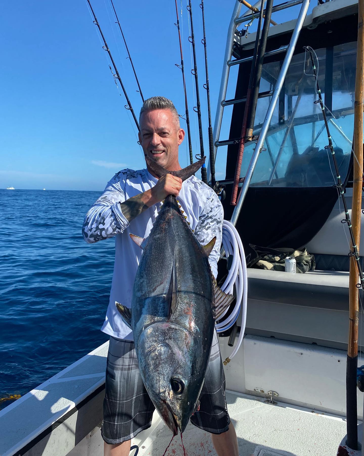 Yellowfin tuna caught fishing in CA