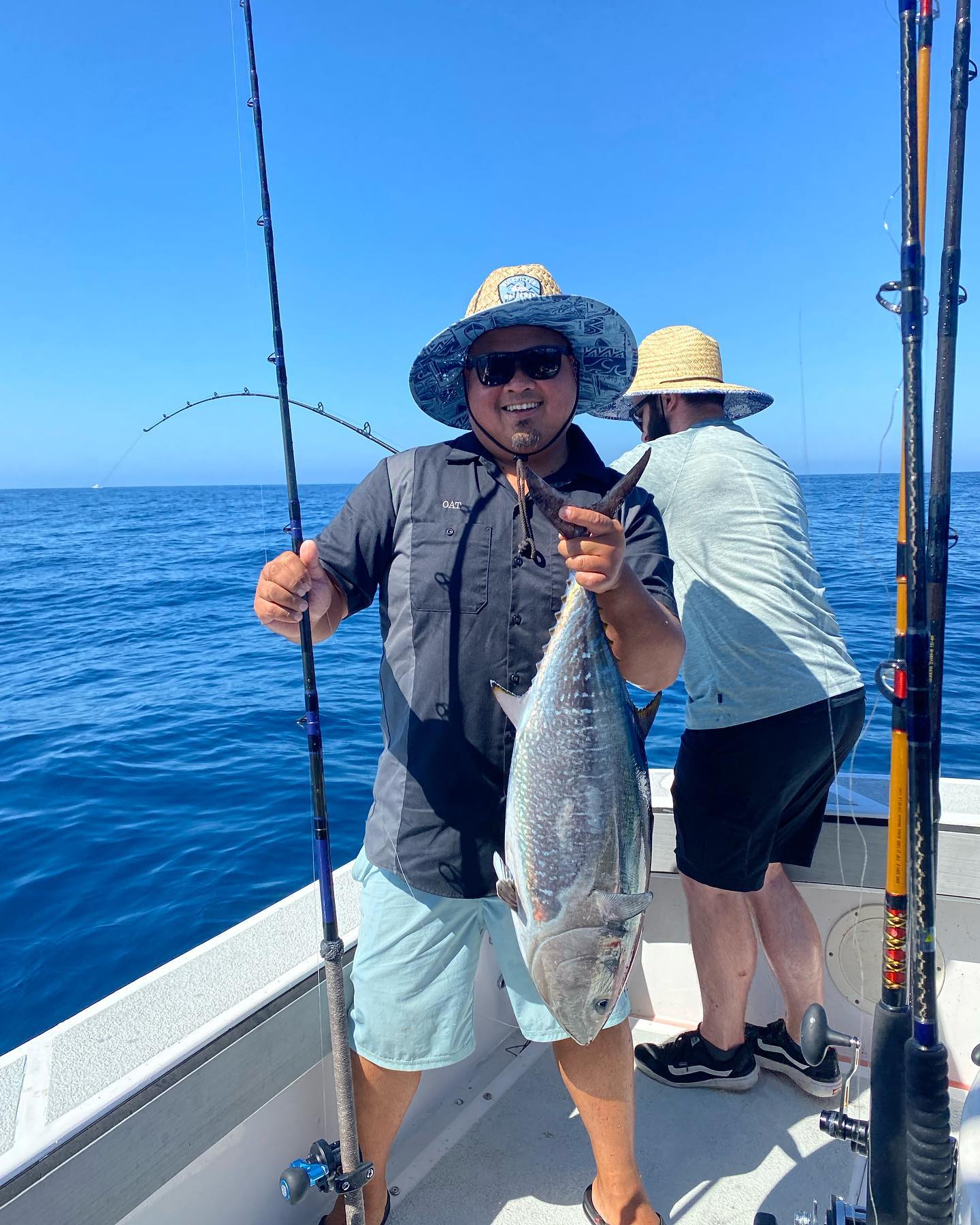 Yellowfin tuna caught while fishing in San Diego