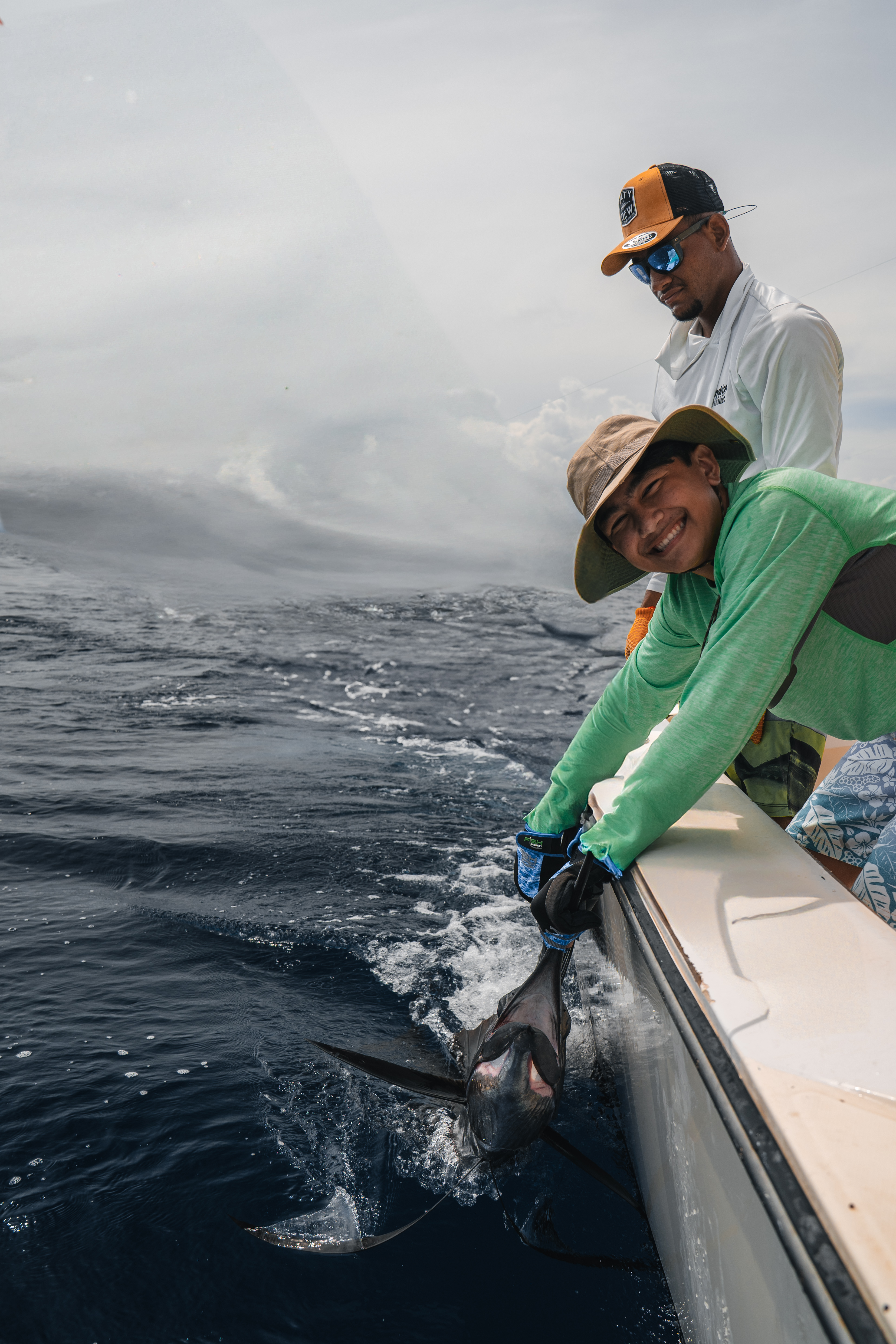 Angler fishing in Guanacaste Province