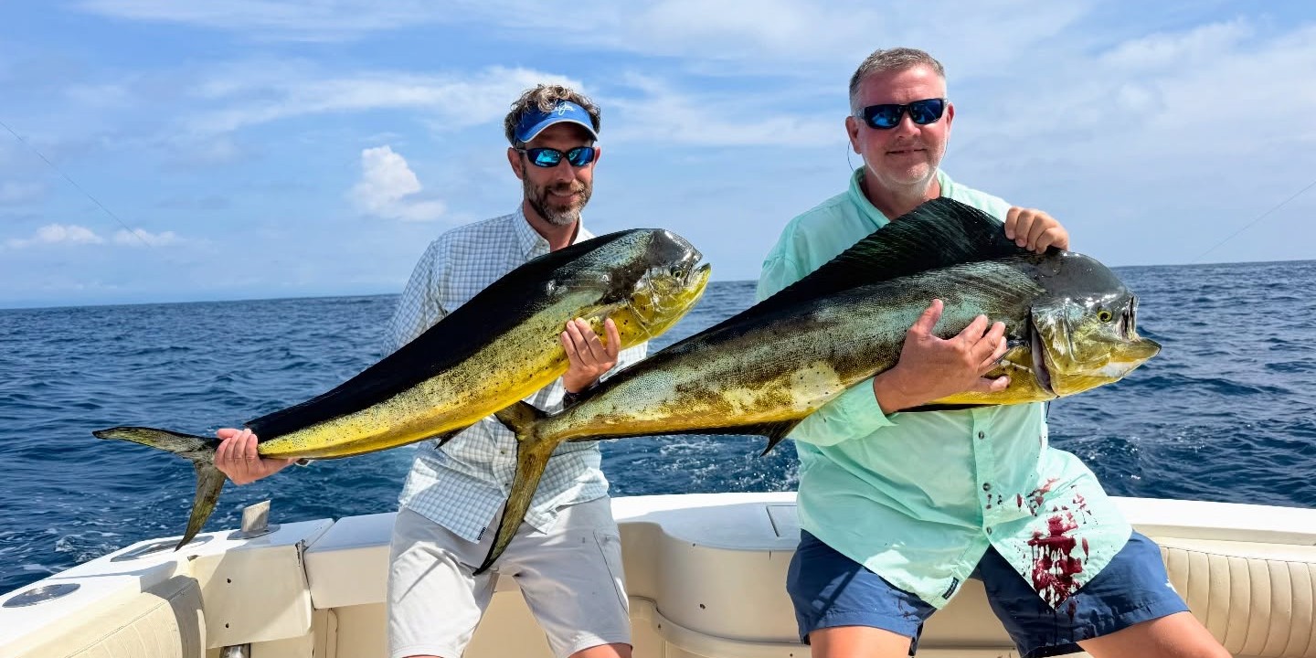 Tamarindo 3/4 day offshore fishing charter boat targeting marlin, sailfish & mahi mahi