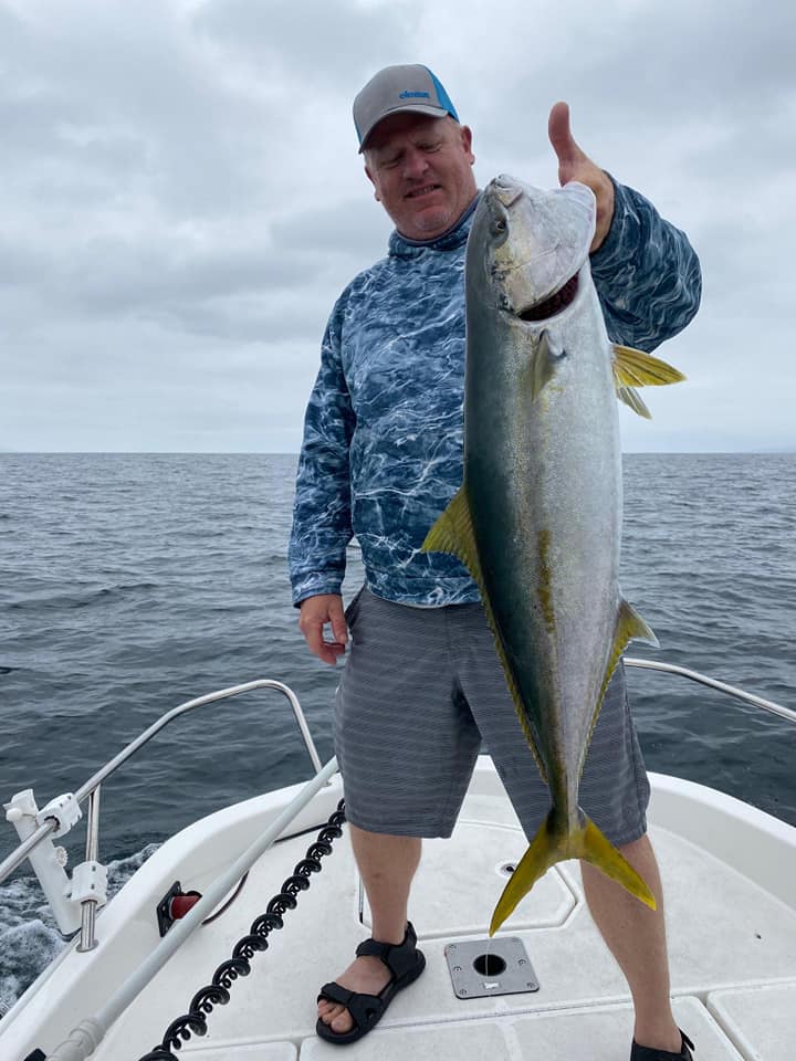 Single person fishing in Long Beach