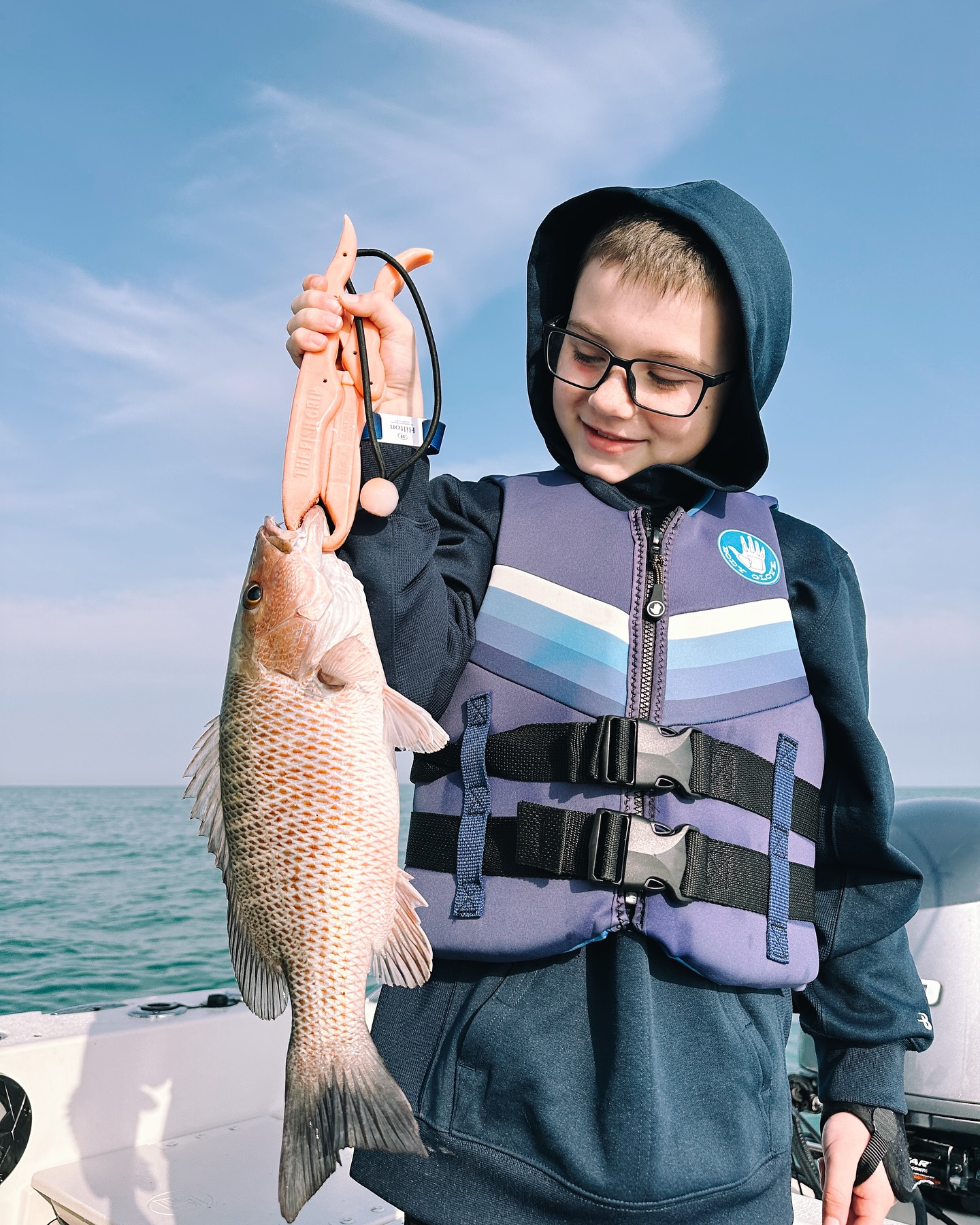 Grey Snapper caught while fishing in FL