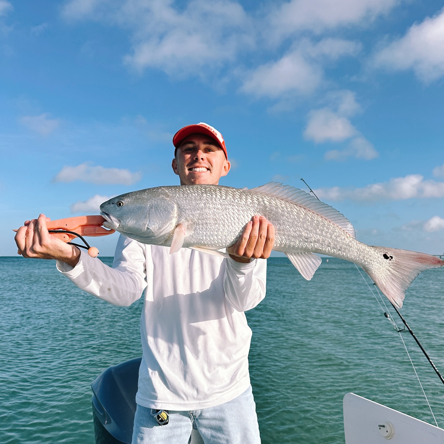 Redfish caught while fishing in Clearwater