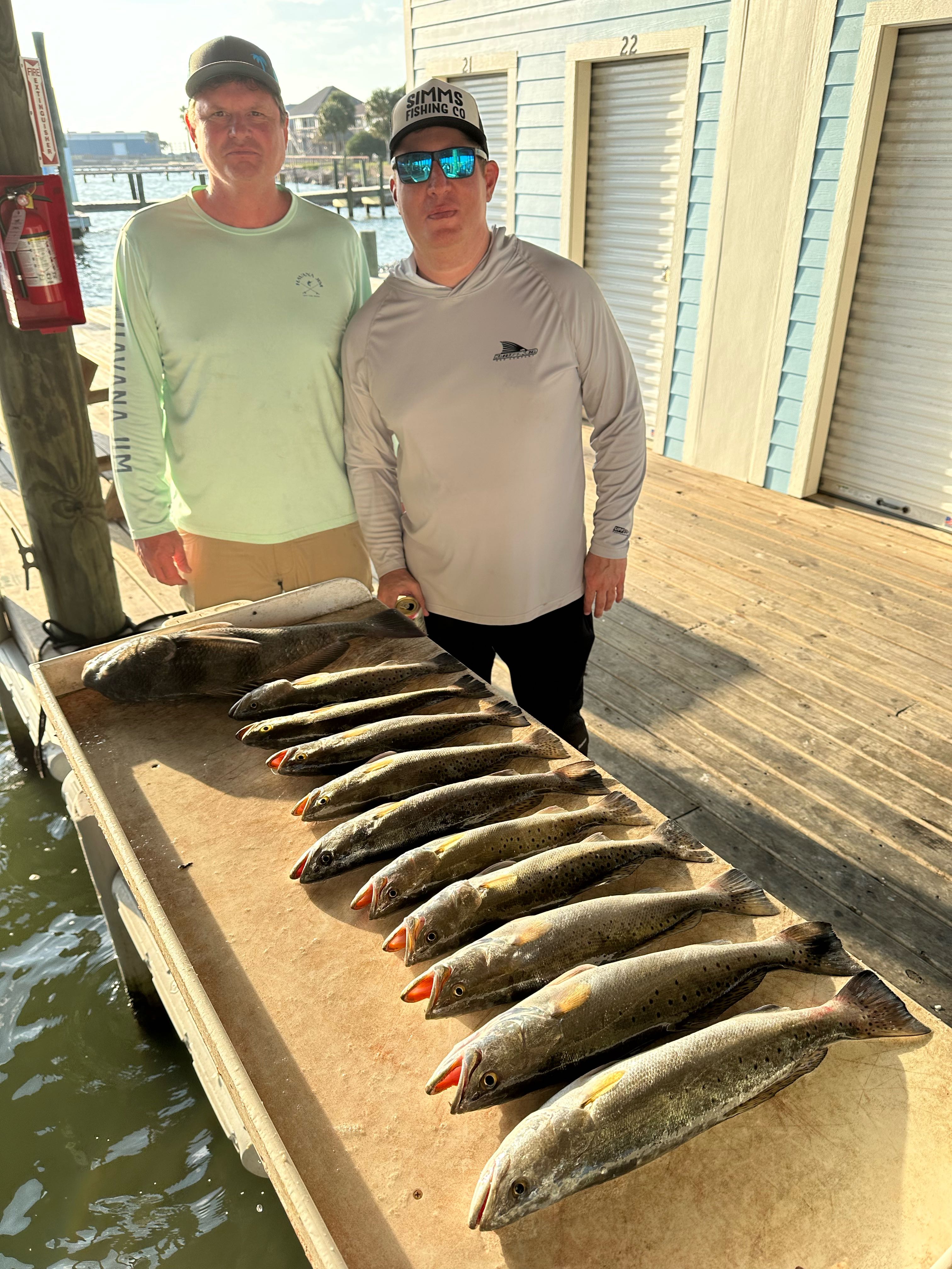 Spotted Weakfish, 25-inch freshwater fish, fishing in FL
