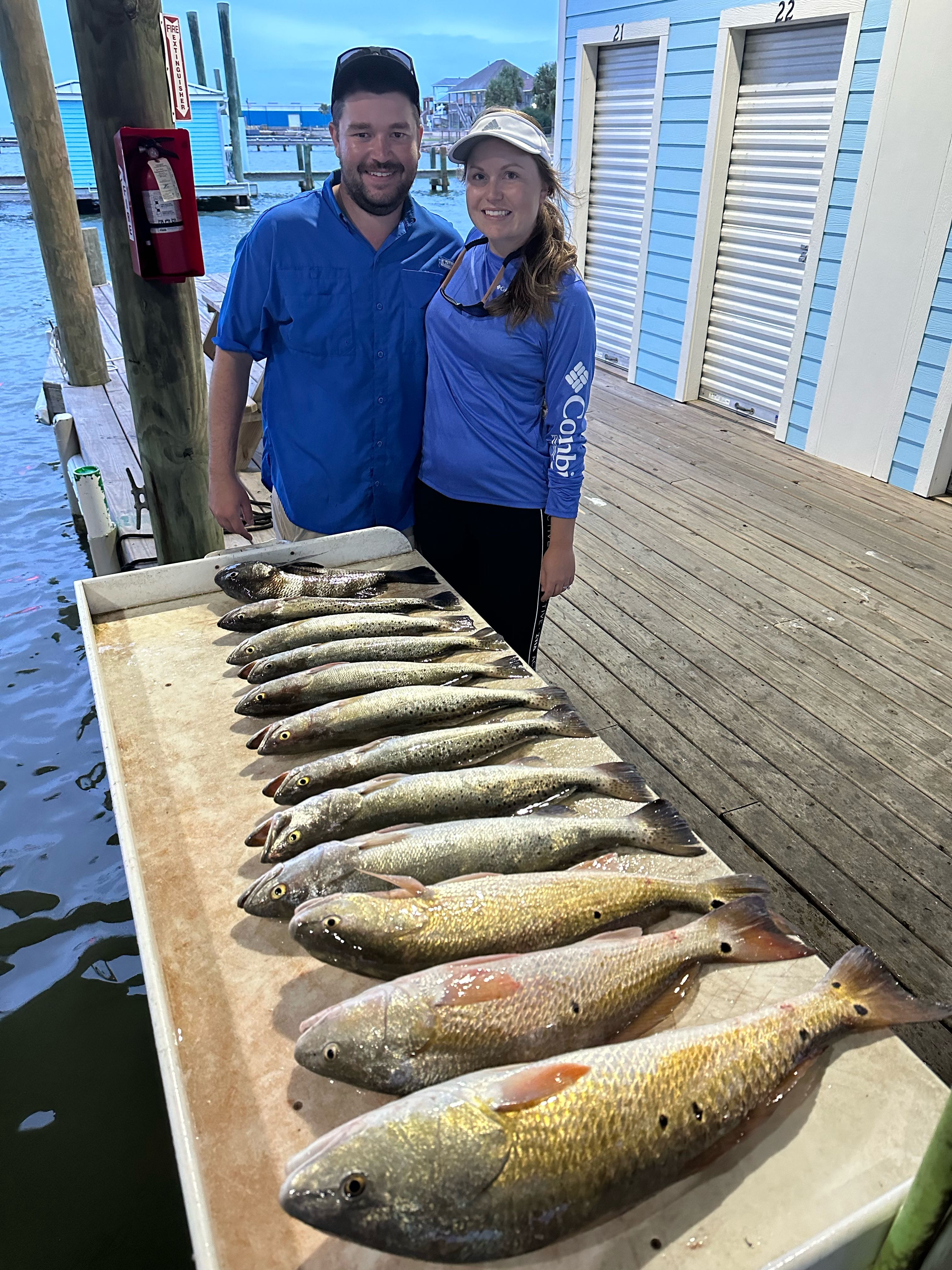 Two spotted weakfish caught in Pensacola