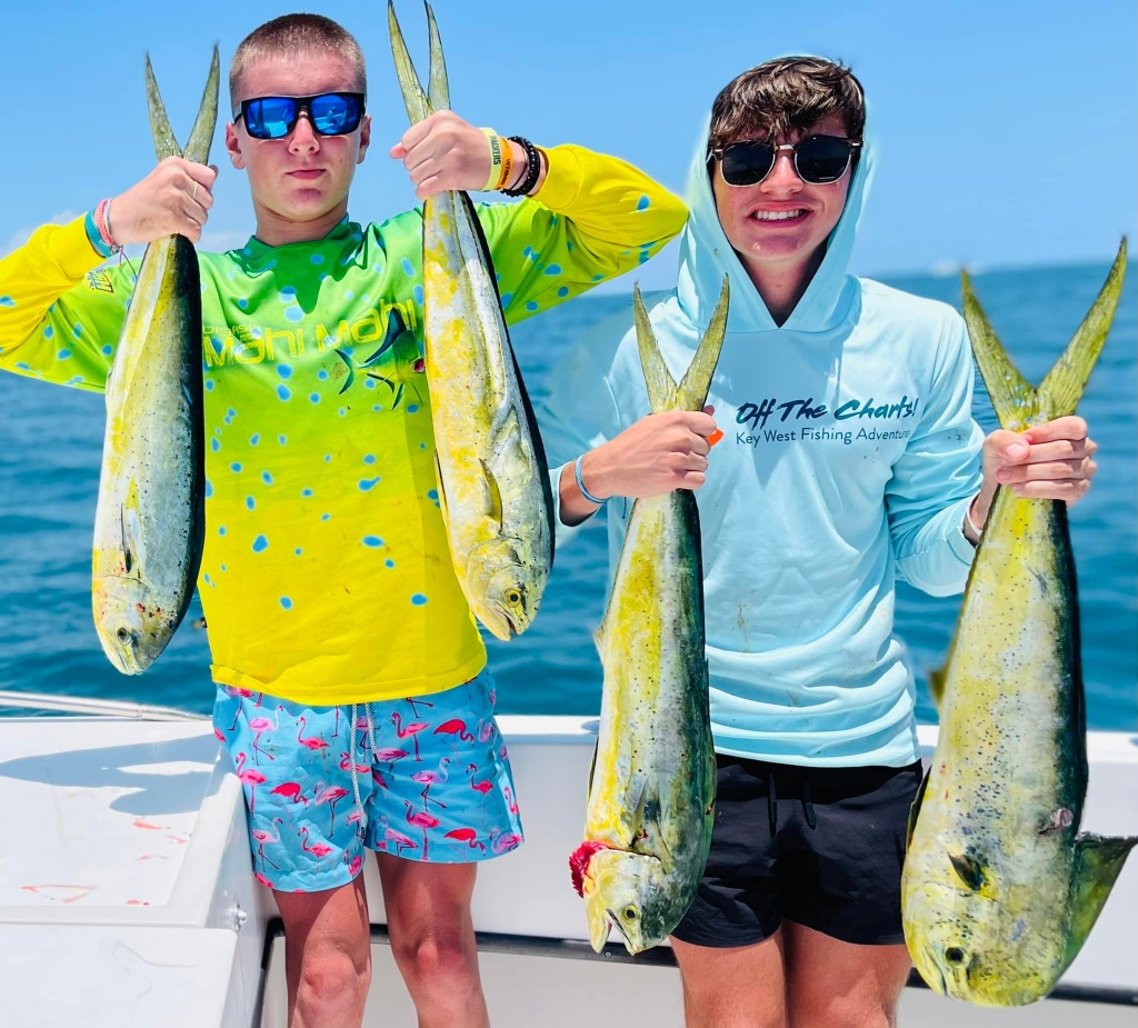 4 fish caught in Key West