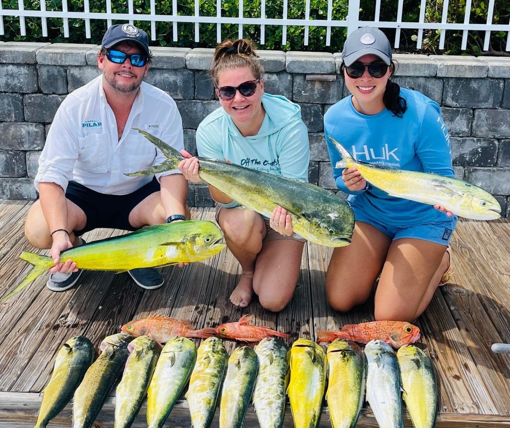 11 leatherjacket fish caught while fishing in Key West