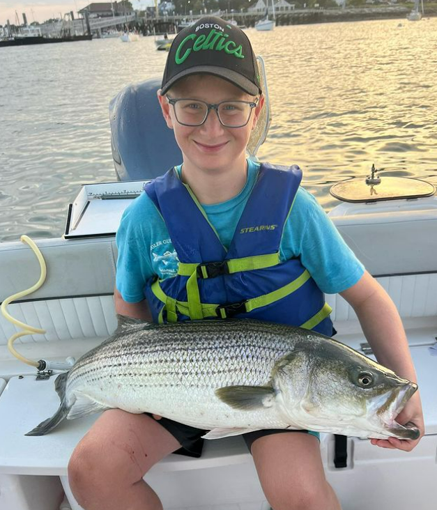 One angler fishing in MA